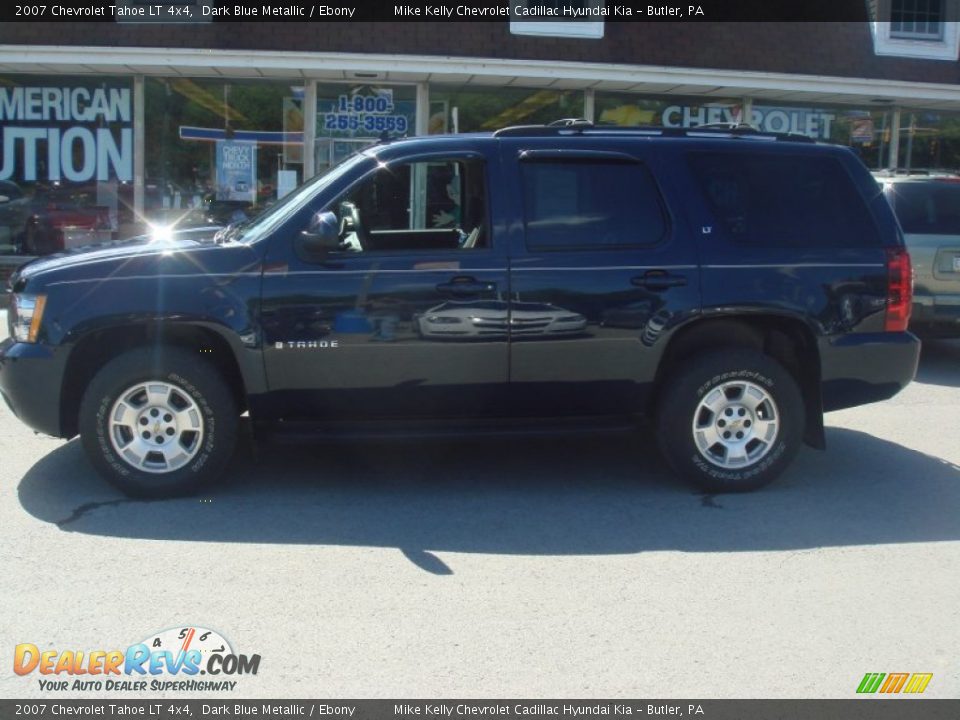 2007 Chevrolet Tahoe LT 4x4 Dark Blue Metallic / Ebony Photo #4