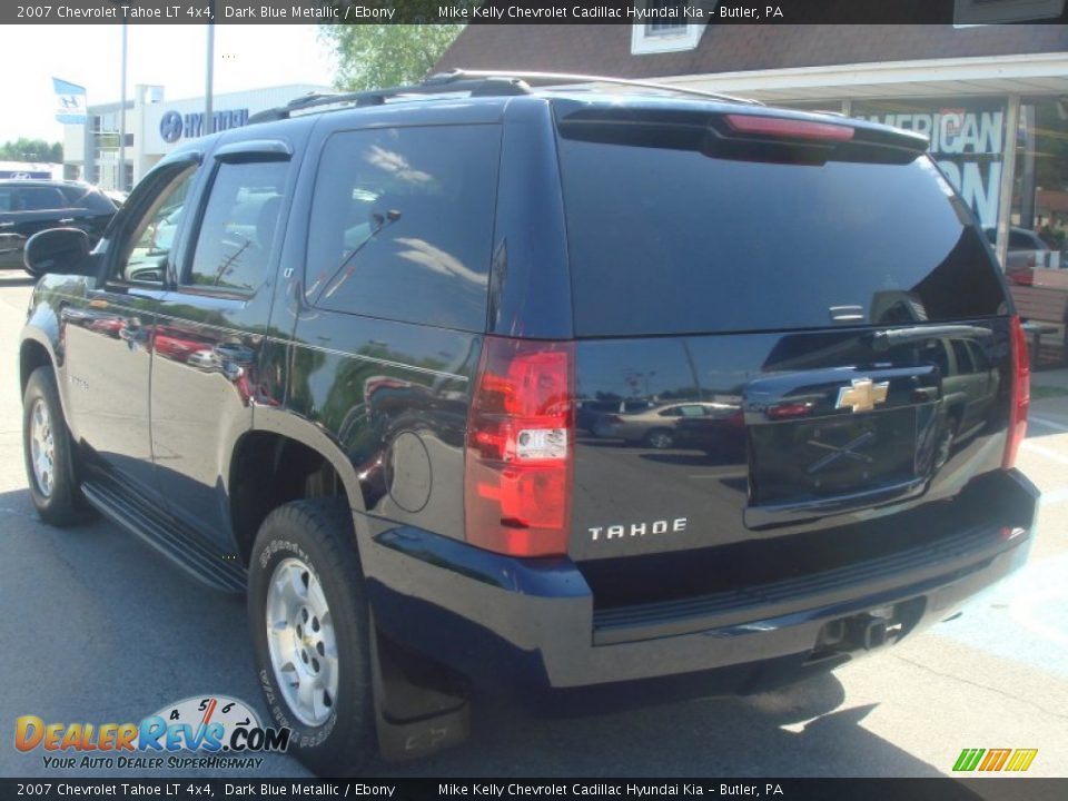 2007 Chevrolet Tahoe LT 4x4 Dark Blue Metallic / Ebony Photo #5