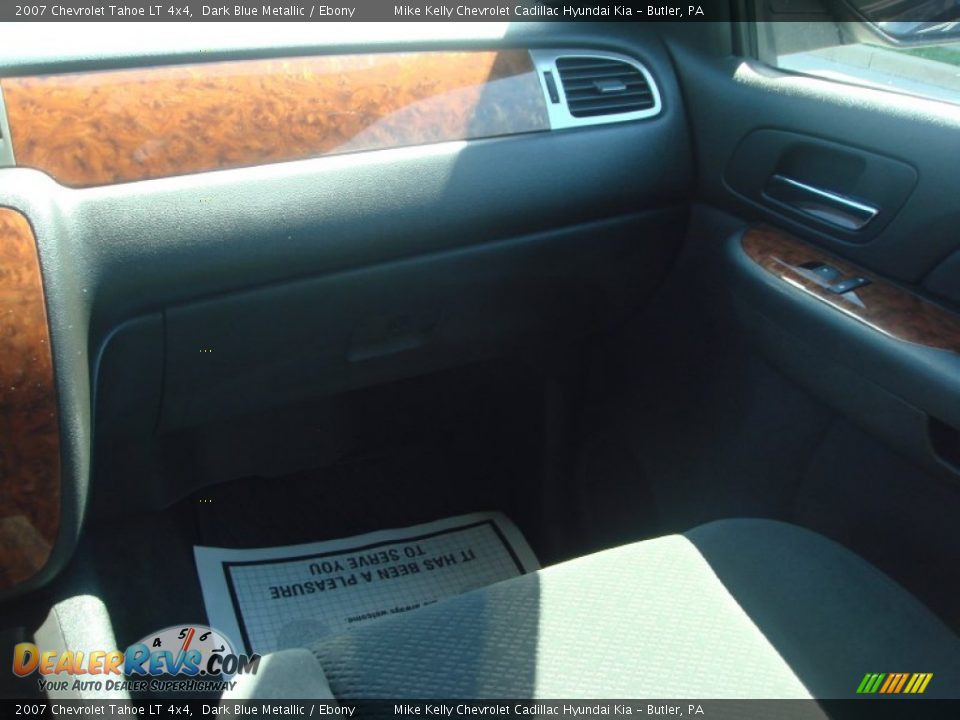 2007 Chevrolet Tahoe LT 4x4 Dark Blue Metallic / Ebony Photo #24