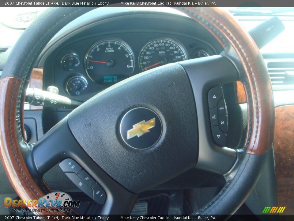 2007 Chevrolet Tahoe LT 4x4 Dark Blue Metallic / Ebony Photo #25