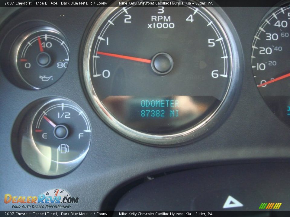 2007 Chevrolet Tahoe LT 4x4 Dark Blue Metallic / Ebony Photo #26