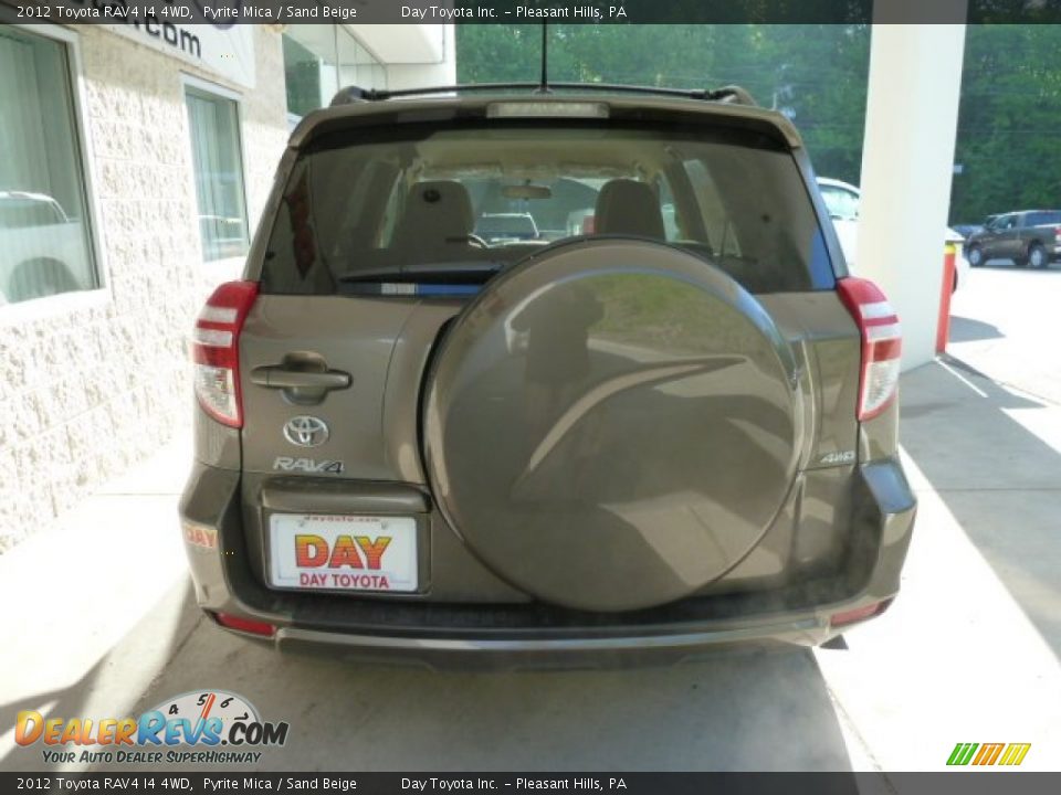 2012 Toyota RAV4 I4 4WD Pyrite Mica / Sand Beige Photo #3