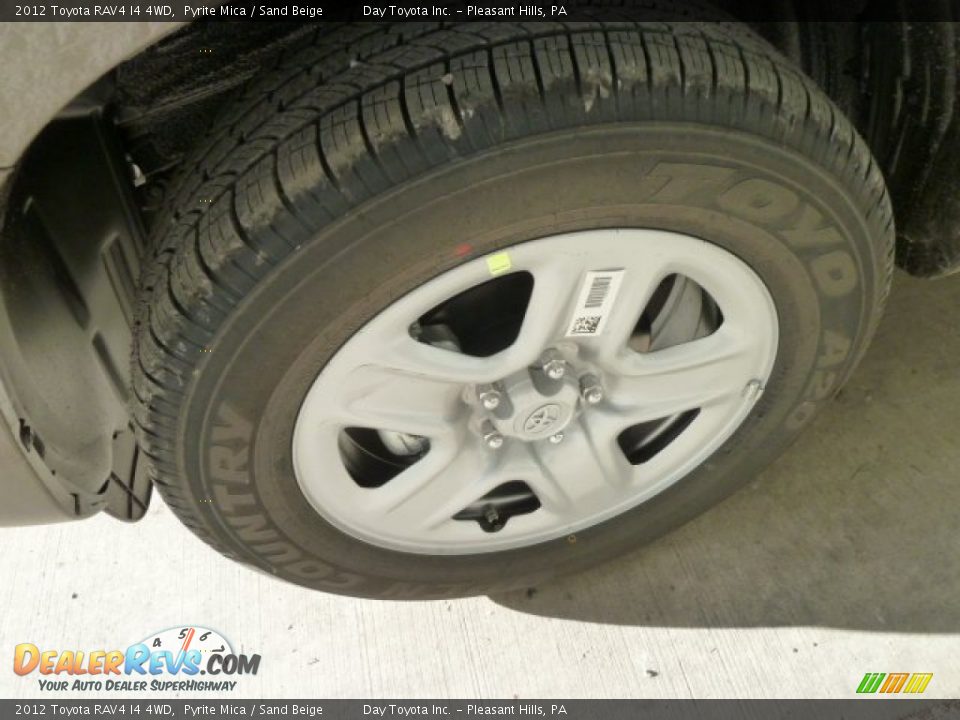 2012 Toyota RAV4 I4 4WD Pyrite Mica / Sand Beige Photo #7