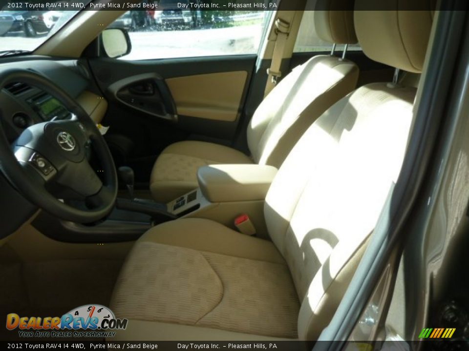 2012 Toyota RAV4 I4 4WD Pyrite Mica / Sand Beige Photo #8