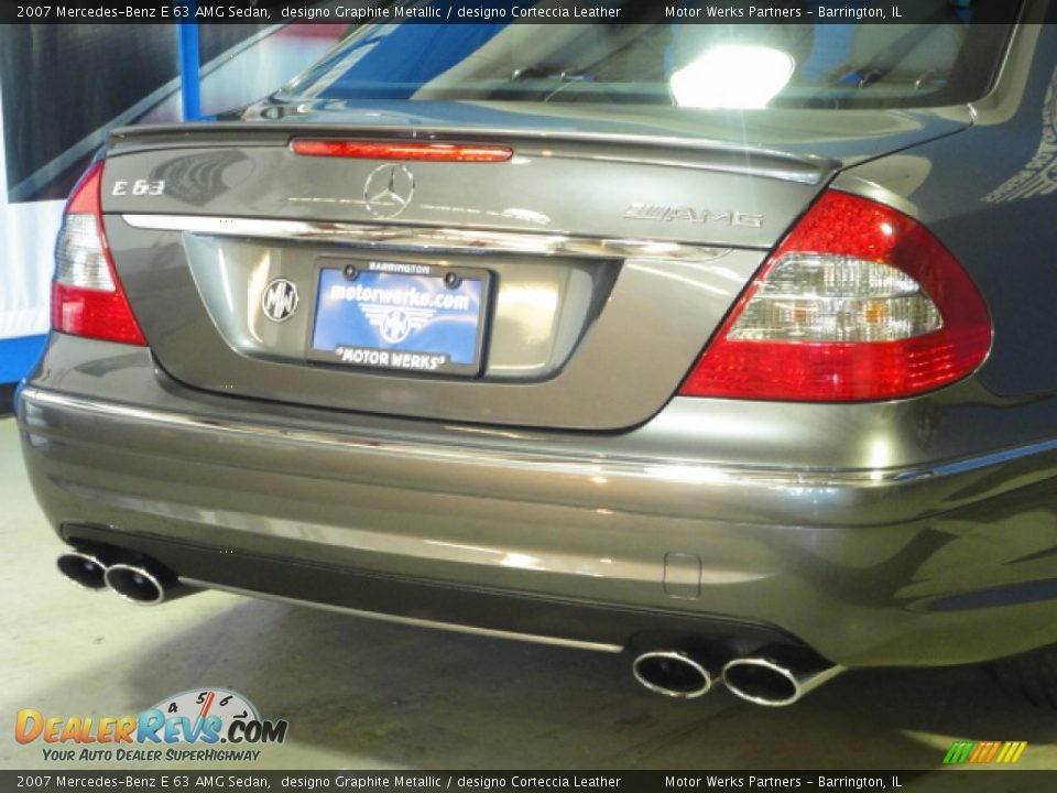 2007 Mercedes-Benz E 63 AMG Sedan designo Graphite Metallic / designo Corteccia Leather Photo #8