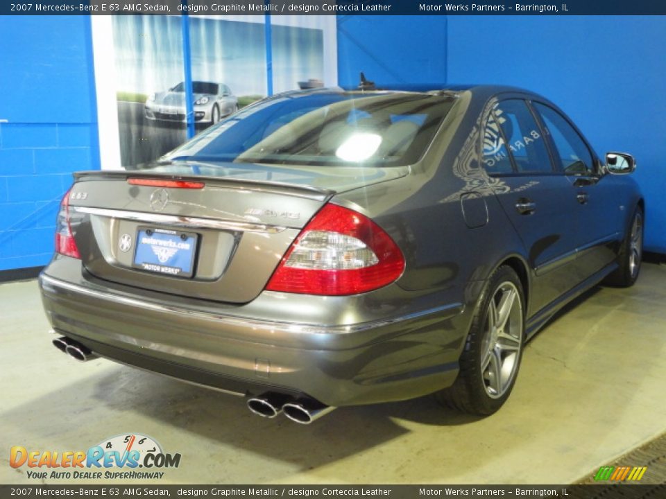 2007 Mercedes-Benz E 63 AMG Sedan designo Graphite Metallic / designo Corteccia Leather Photo #9
