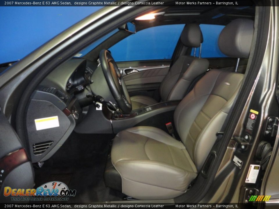 2007 Mercedes-Benz E 63 AMG Sedan designo Graphite Metallic / designo Corteccia Leather Photo #13