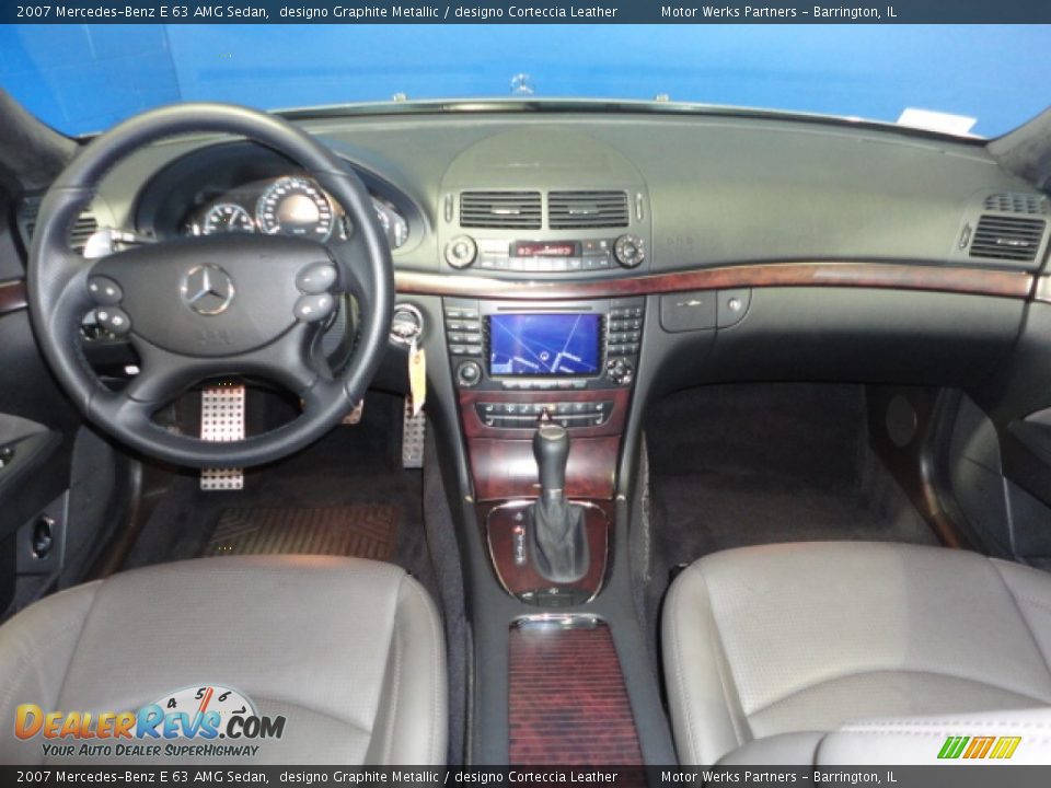 2007 Mercedes-Benz E 63 AMG Sedan designo Graphite Metallic / designo Corteccia Leather Photo #14