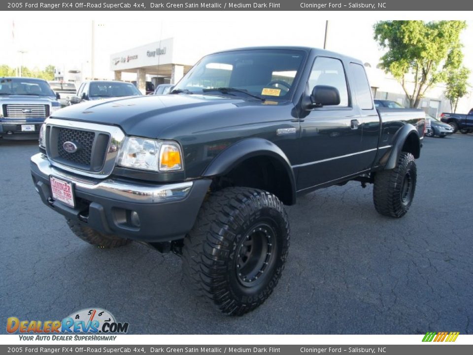 2005 Ford Ranger FX4 OffRoad SuperCab 4x4 Dark Green Satin Metallic