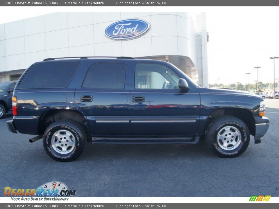 2005 Chevrolet Tahoe LS Dark Blue Metallic / Tan/Neutral Photo #1