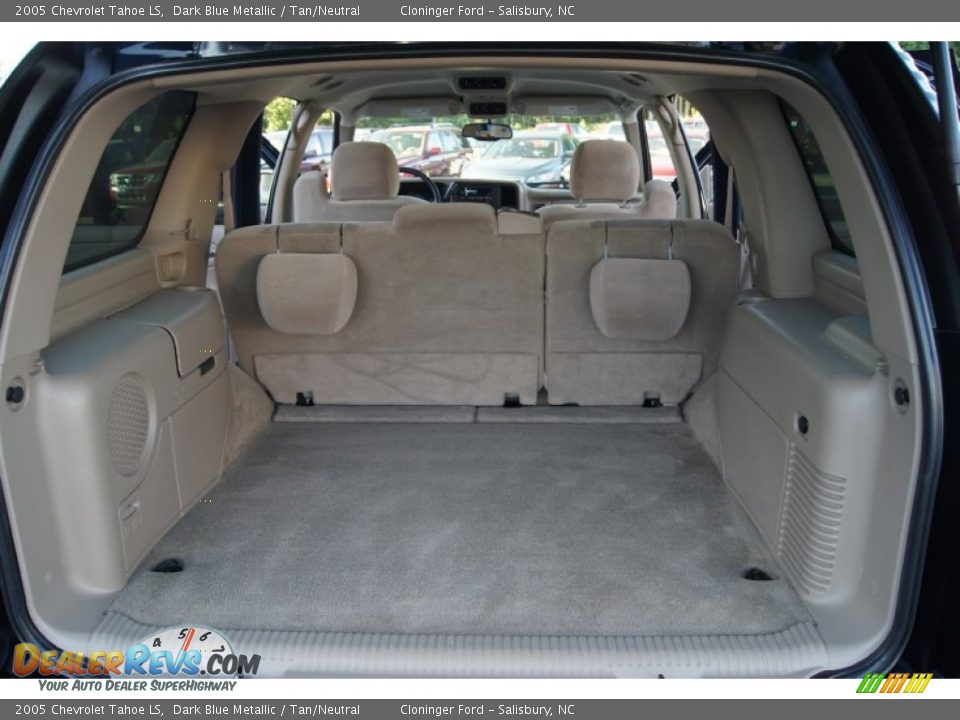 2005 Chevrolet Tahoe LS Dark Blue Metallic / Tan/Neutral Photo #10