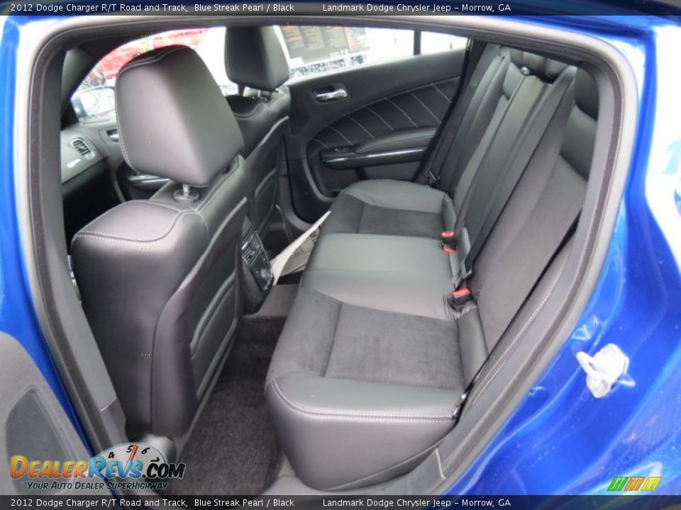 Black Interior - 2012 Dodge Charger R/T Road and Track Photo #9