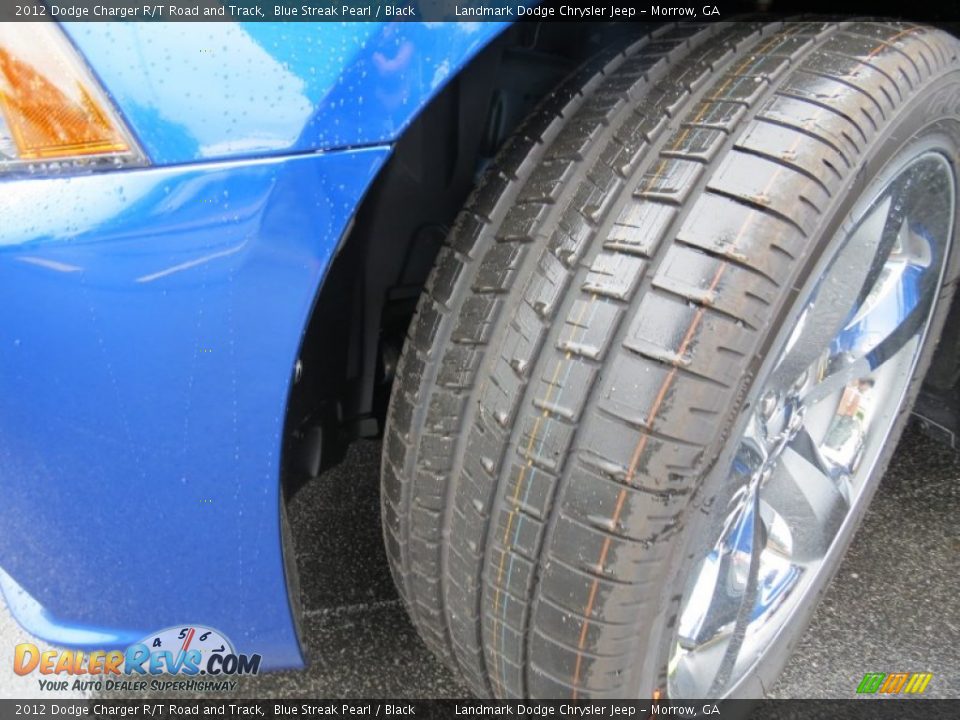 2012 Dodge Charger R/T Road and Track Blue Streak Pearl / Black Photo #13