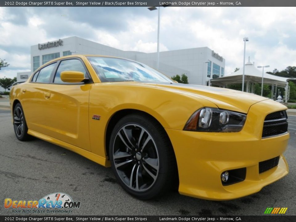 2012 Dodge Charger SRT8 Super Bee Stinger Yellow / Black/Super Bee Stripes Photo #4