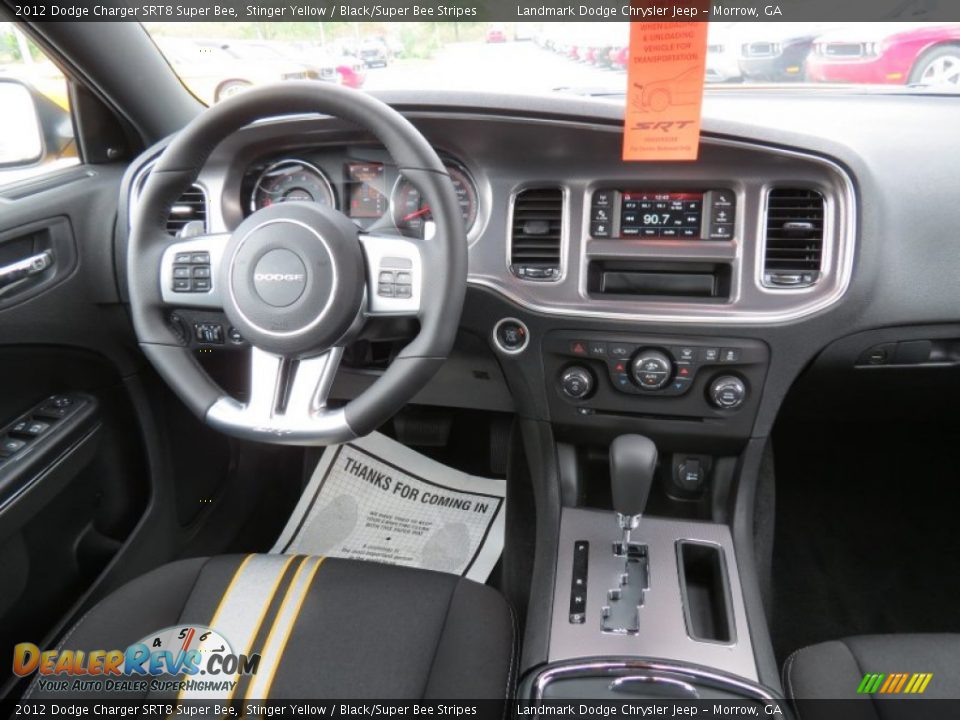 Dashboard of 2012 Dodge Charger SRT8 Super Bee Photo #12
