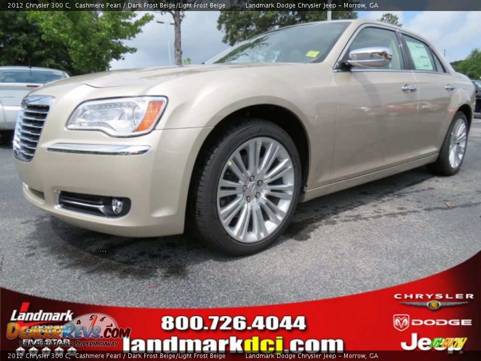 2012 Chrysler 300 C Cashmere Pearl / Dark Frost Beige/Light Frost Beige Photo #1