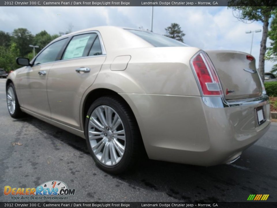 2012 Chrysler 300 C Cashmere Pearl / Dark Frost Beige/Light Frost Beige Photo #2