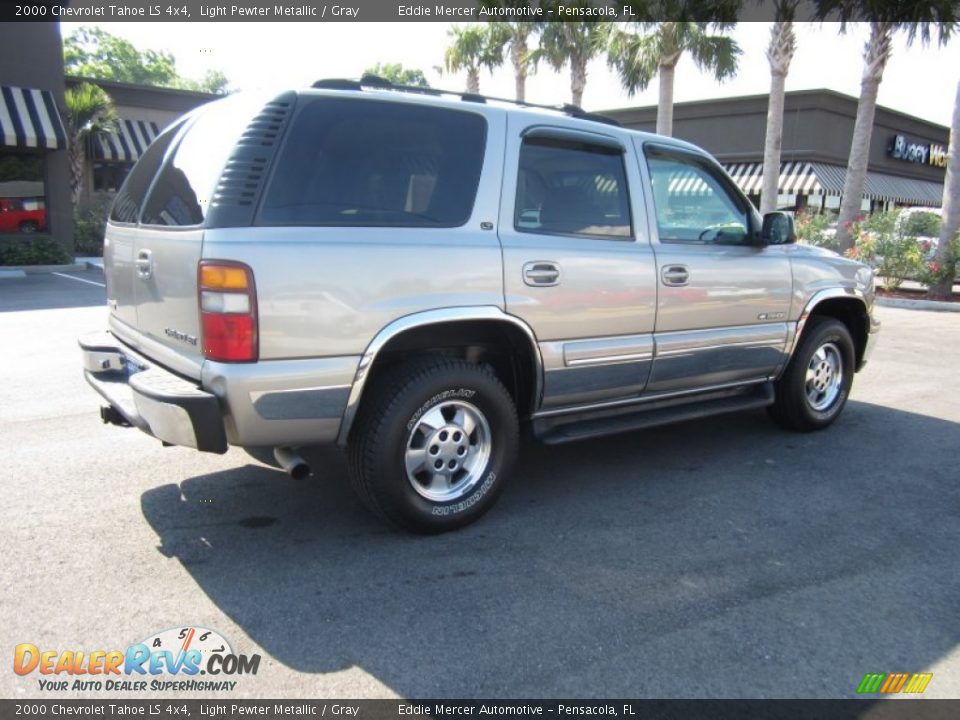2000 Chevrolet Tahoe LS 4x4 Light Pewter Metallic / Gray Photo #6