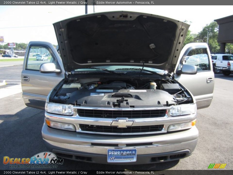2000 Chevrolet Tahoe LS 4x4 Light Pewter Metallic / Gray Photo #18
