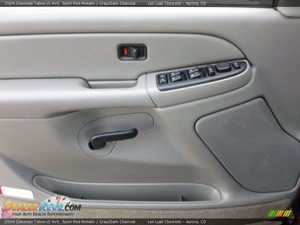 2004 Chevrolet Tahoe LS 4x4 Sport Red Metallic / Gray/Dark Charcoal Photo #7