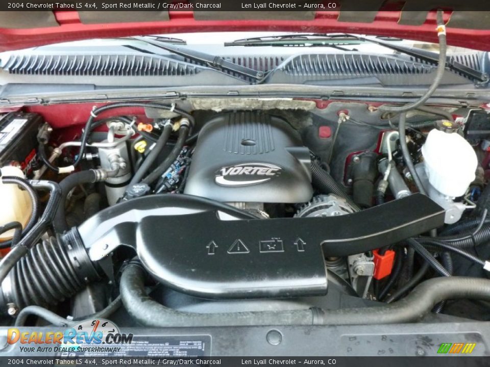 2004 Chevrolet Tahoe LS 4x4 Sport Red Metallic / Gray/Dark Charcoal Photo #17
