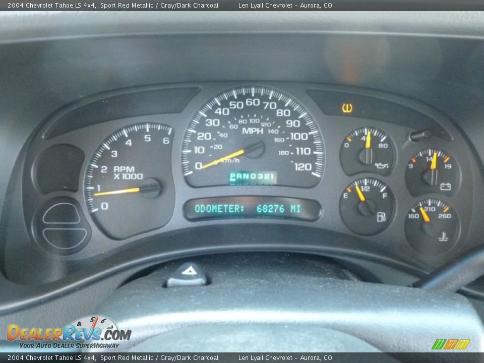 2004 Chevrolet Tahoe LS 4x4 Sport Red Metallic / Gray/Dark Charcoal Photo #27