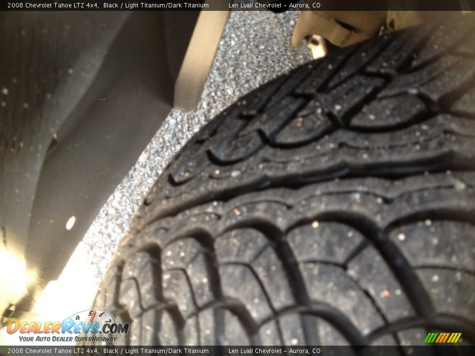 2008 Chevrolet Tahoe LTZ 4x4 Black / Light Titanium/Dark Titanium Photo #10