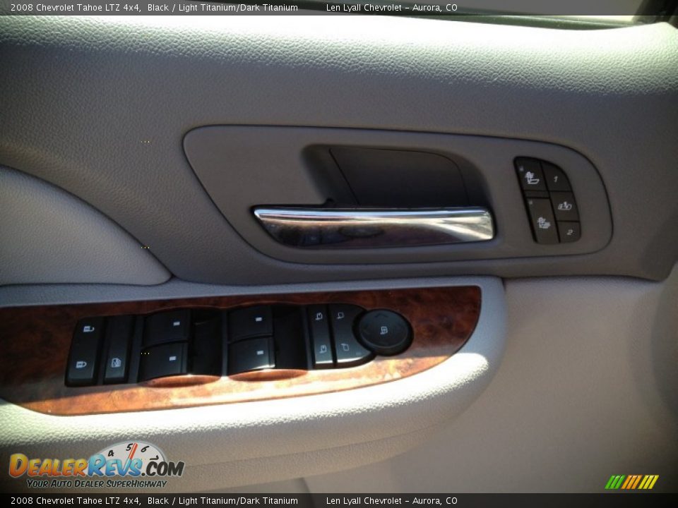 2008 Chevrolet Tahoe LTZ 4x4 Black / Light Titanium/Dark Titanium Photo #11