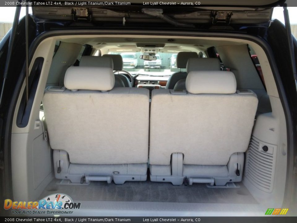 2008 Chevrolet Tahoe LTZ 4x4 Black / Light Titanium/Dark Titanium Photo #14