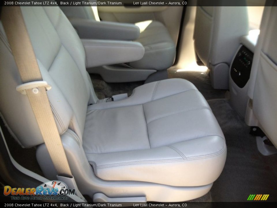 2008 Chevrolet Tahoe LTZ 4x4 Black / Light Titanium/Dark Titanium Photo #15