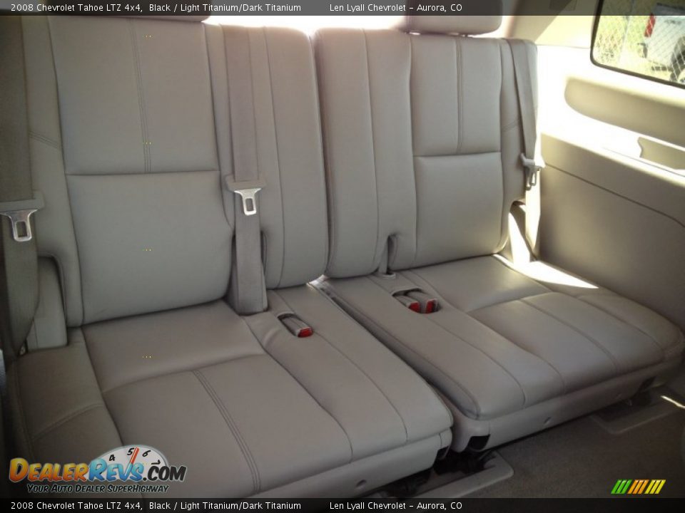 2008 Chevrolet Tahoe LTZ 4x4 Black / Light Titanium/Dark Titanium Photo #16