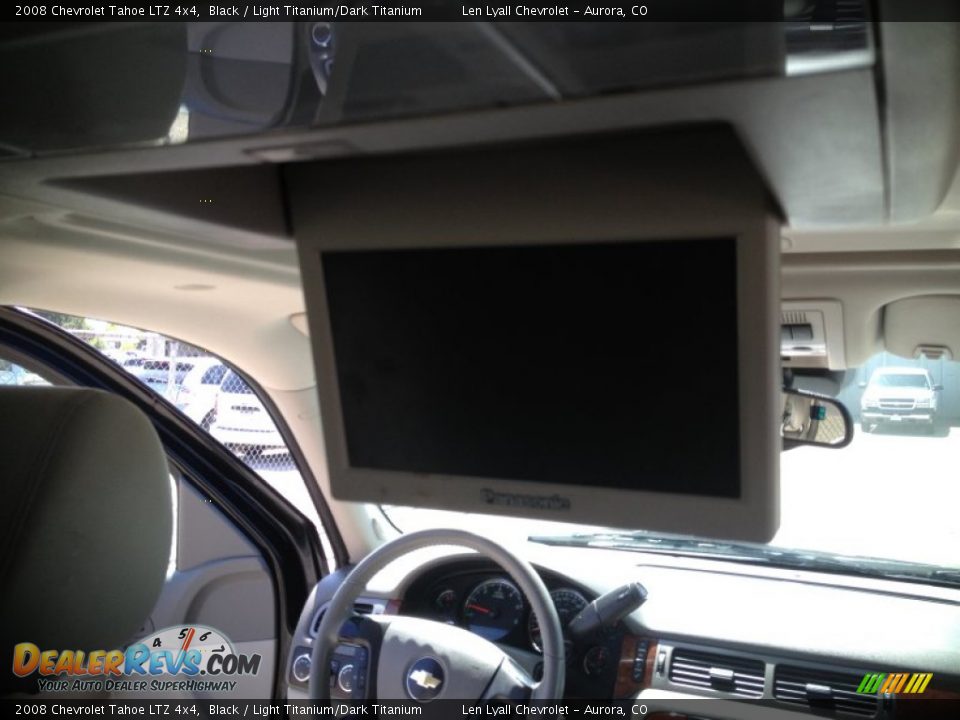 2008 Chevrolet Tahoe LTZ 4x4 Black / Light Titanium/Dark Titanium Photo #17