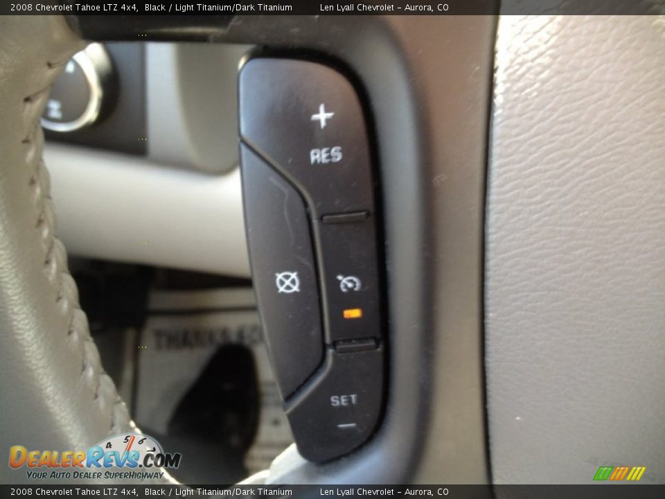 2008 Chevrolet Tahoe LTZ 4x4 Black / Light Titanium/Dark Titanium Photo #18