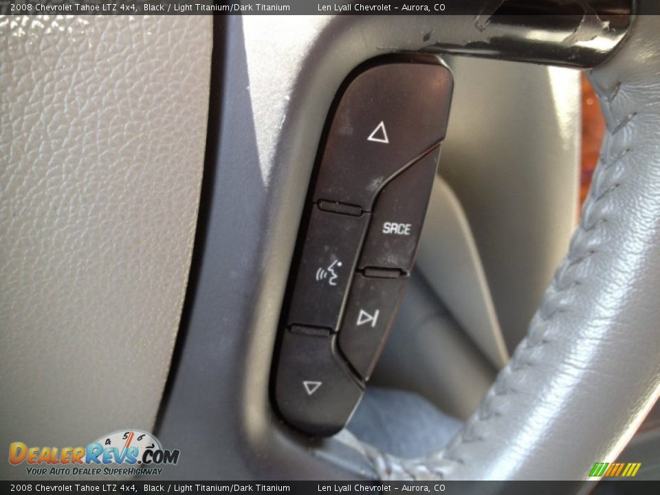 2008 Chevrolet Tahoe LTZ 4x4 Black / Light Titanium/Dark Titanium Photo #19