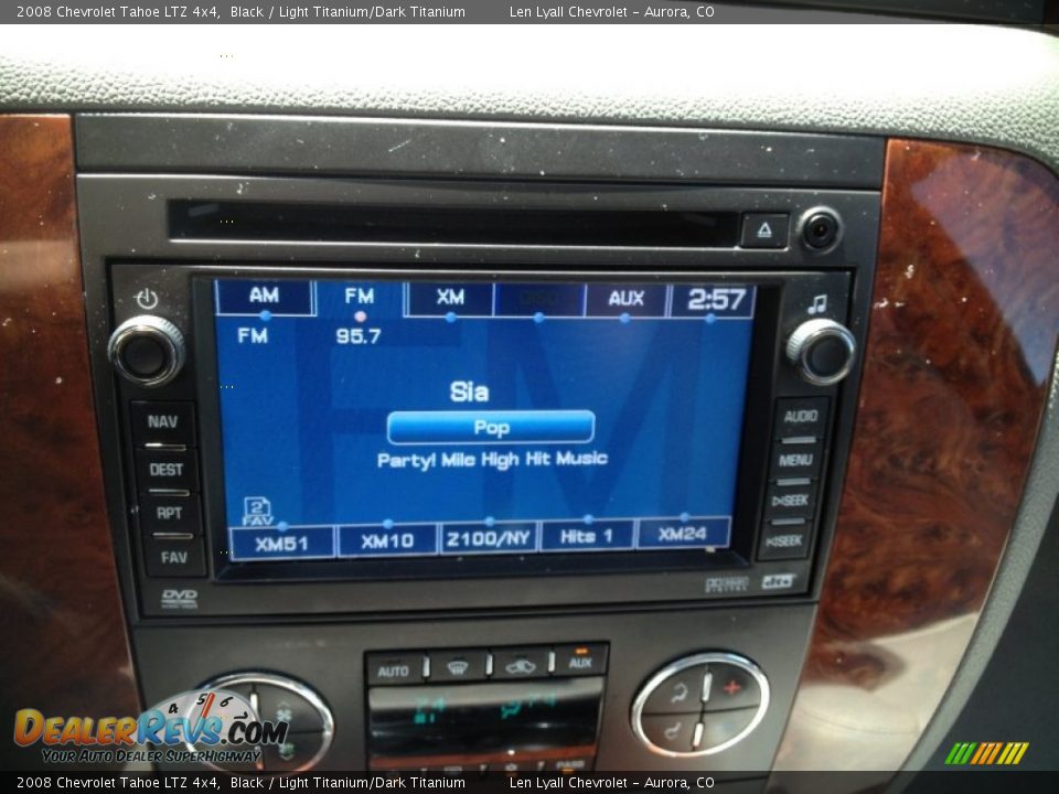 2008 Chevrolet Tahoe LTZ 4x4 Black / Light Titanium/Dark Titanium Photo #20
