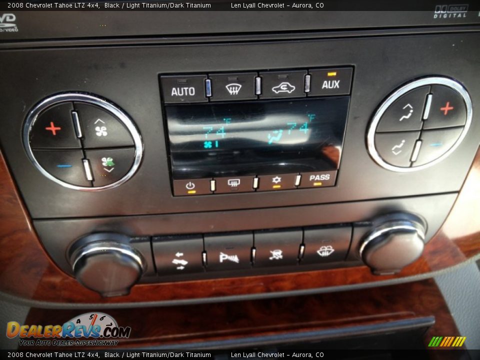 2008 Chevrolet Tahoe LTZ 4x4 Black / Light Titanium/Dark Titanium Photo #21