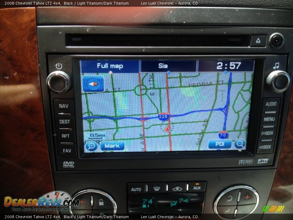 2008 Chevrolet Tahoe LTZ 4x4 Black / Light Titanium/Dark Titanium Photo #22