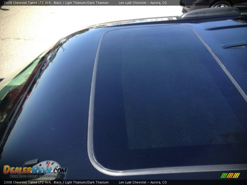2008 Chevrolet Tahoe LTZ 4x4 Black / Light Titanium/Dark Titanium Photo #23