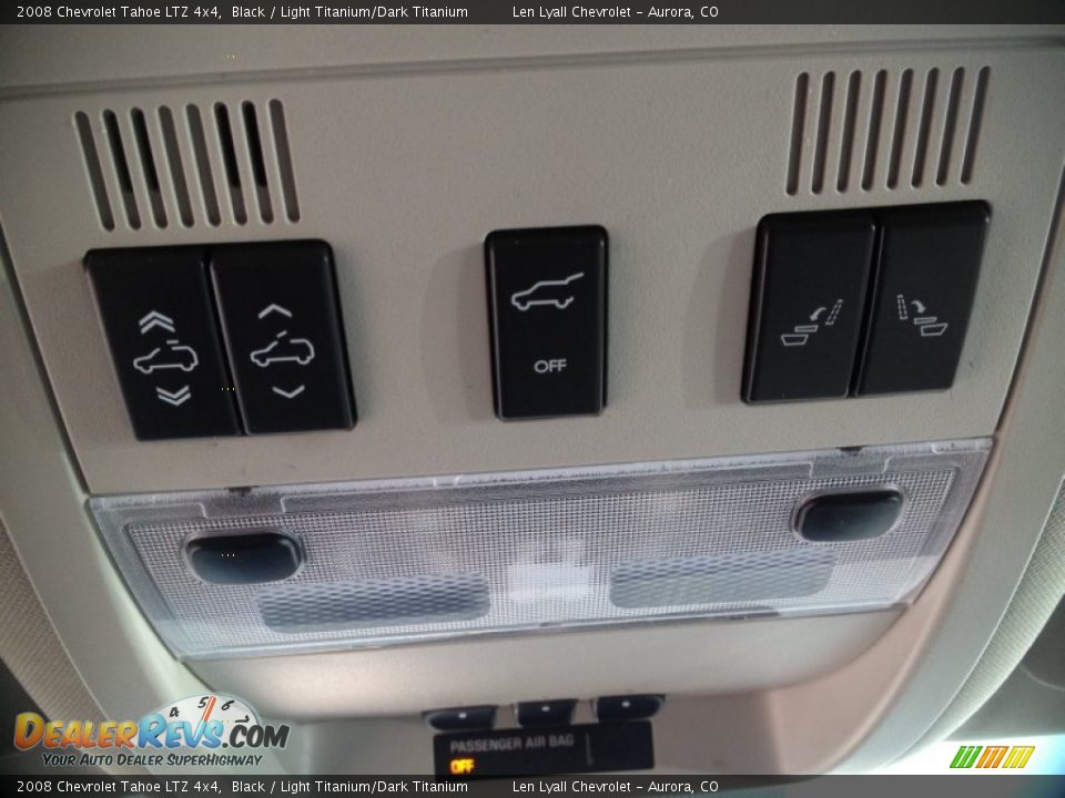 2008 Chevrolet Tahoe LTZ 4x4 Black / Light Titanium/Dark Titanium Photo #24