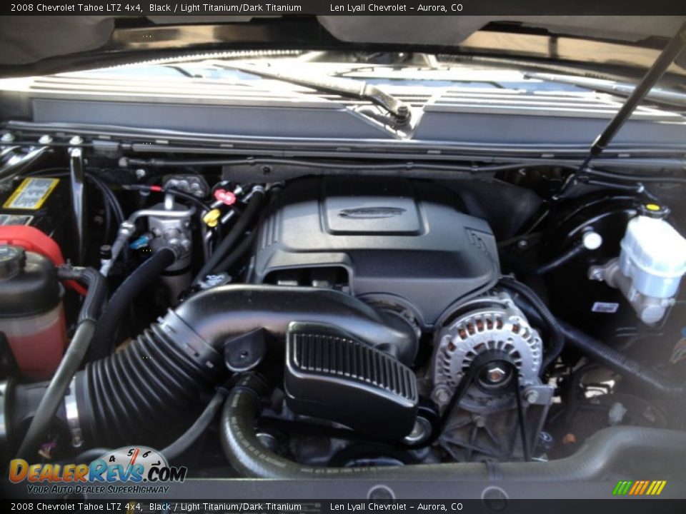 2008 Chevrolet Tahoe LTZ 4x4 Black / Light Titanium/Dark Titanium Photo #25