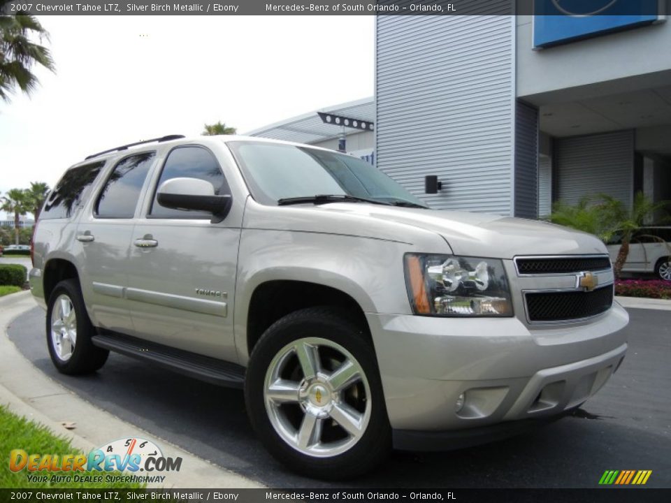 2007 Chevrolet Tahoe LTZ Silver Birch Metallic / Ebony Photo #4