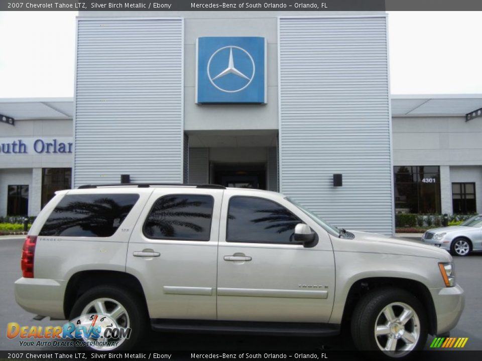 2007 Chevrolet Tahoe LTZ Silver Birch Metallic / Ebony Photo #5