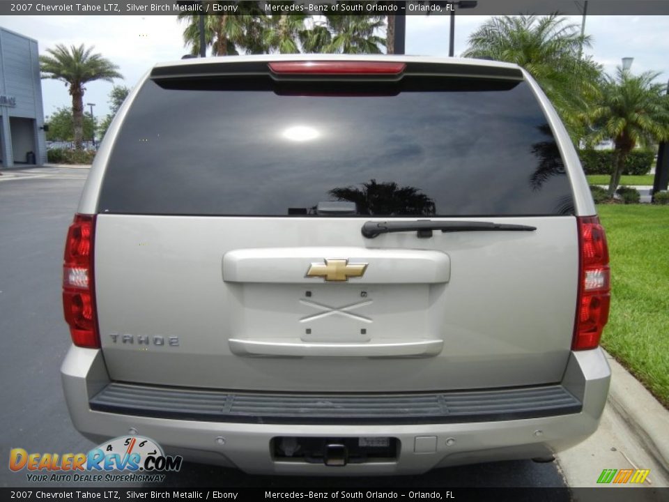 2007 Chevrolet Tahoe LTZ Silver Birch Metallic / Ebony Photo #7
