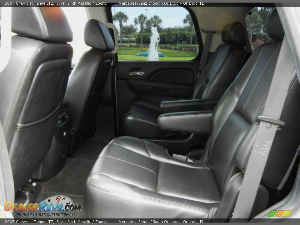 Ebony Interior - 2007 Chevrolet Tahoe LTZ Photo #15