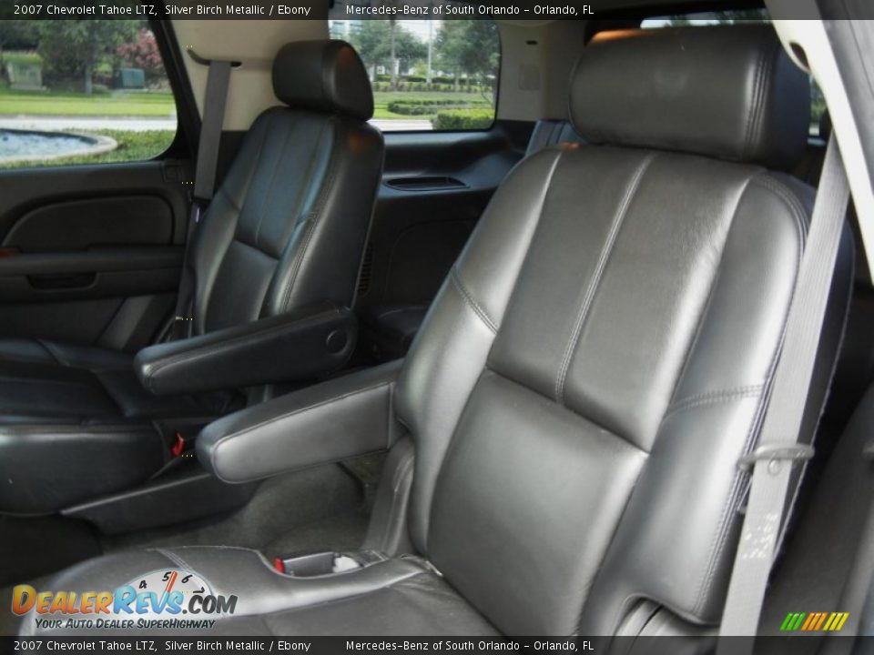 Ebony Interior - 2007 Chevrolet Tahoe LTZ Photo #16