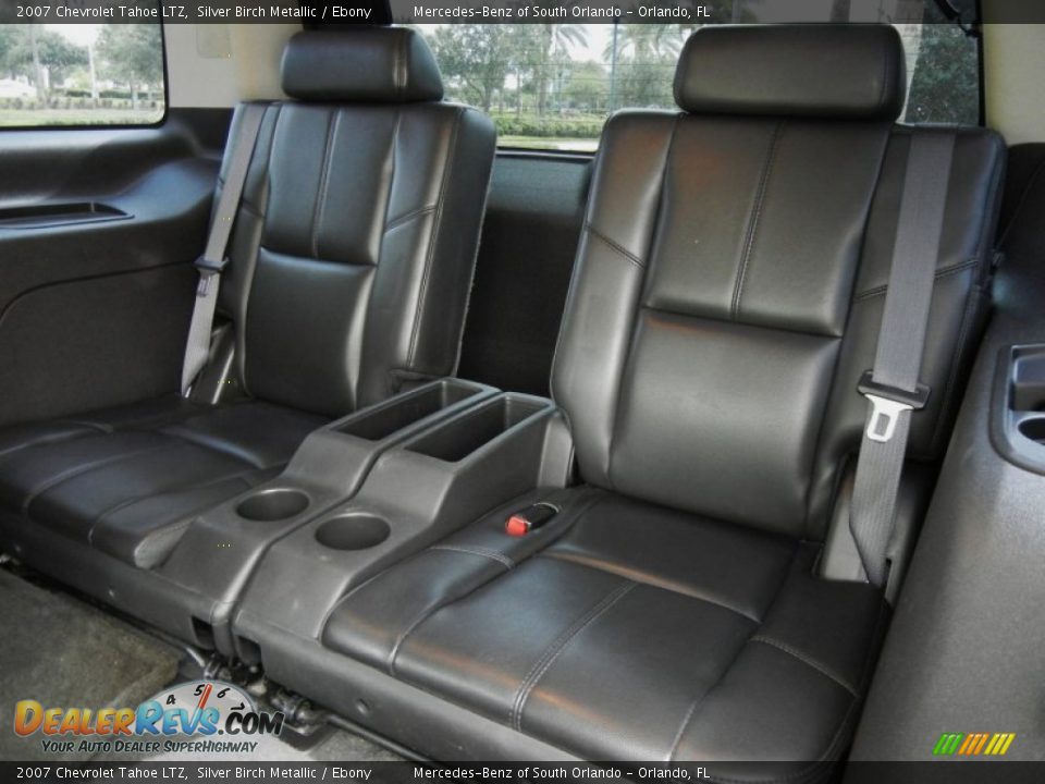 Ebony Interior - 2007 Chevrolet Tahoe LTZ Photo #17