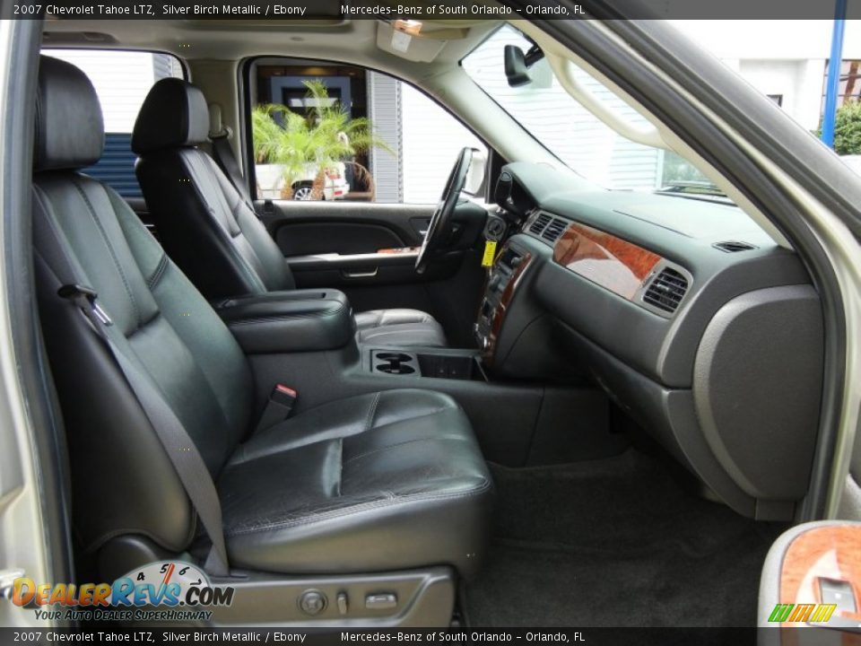 Ebony Interior - 2007 Chevrolet Tahoe LTZ Photo #18