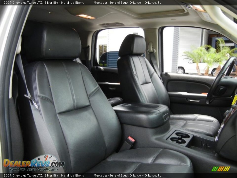 Ebony Interior - 2007 Chevrolet Tahoe LTZ Photo #19