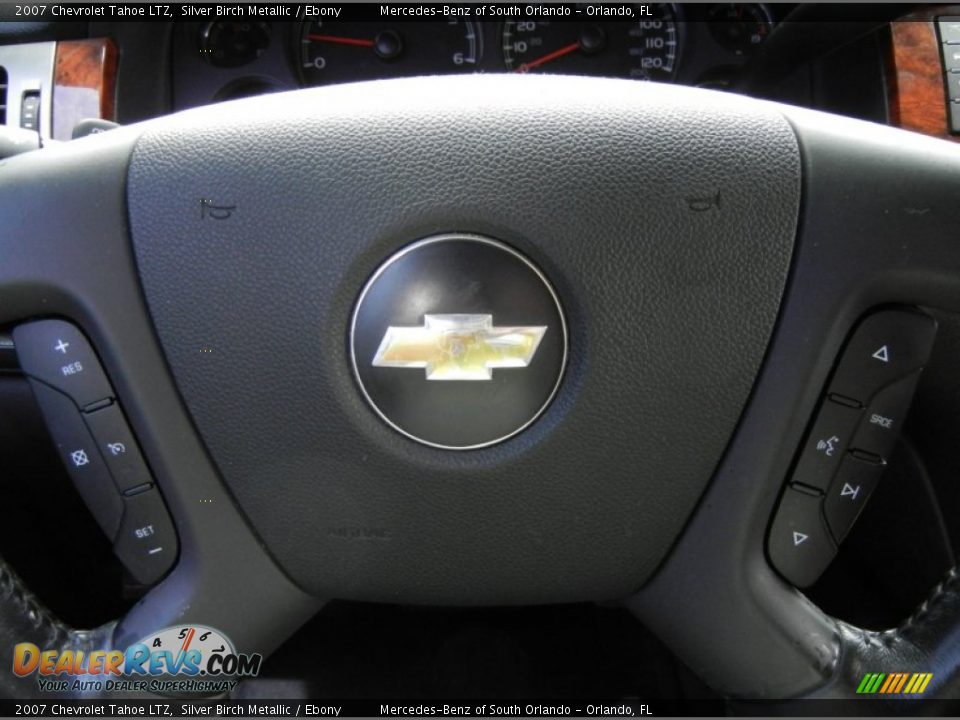 2007 Chevrolet Tahoe LTZ Silver Birch Metallic / Ebony Photo #27