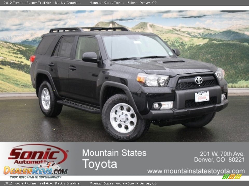 black 2012 toyota 4runner trail #3